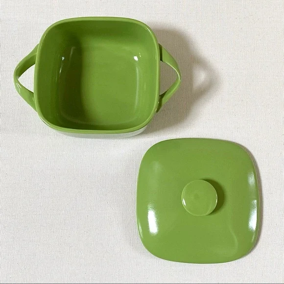 VINTAGE LINDT STYMEIST RSO BRIGHTS SMALL SQUARE COVERED BAKER GREEN, NEW IN BOX - Picture 3 of 9